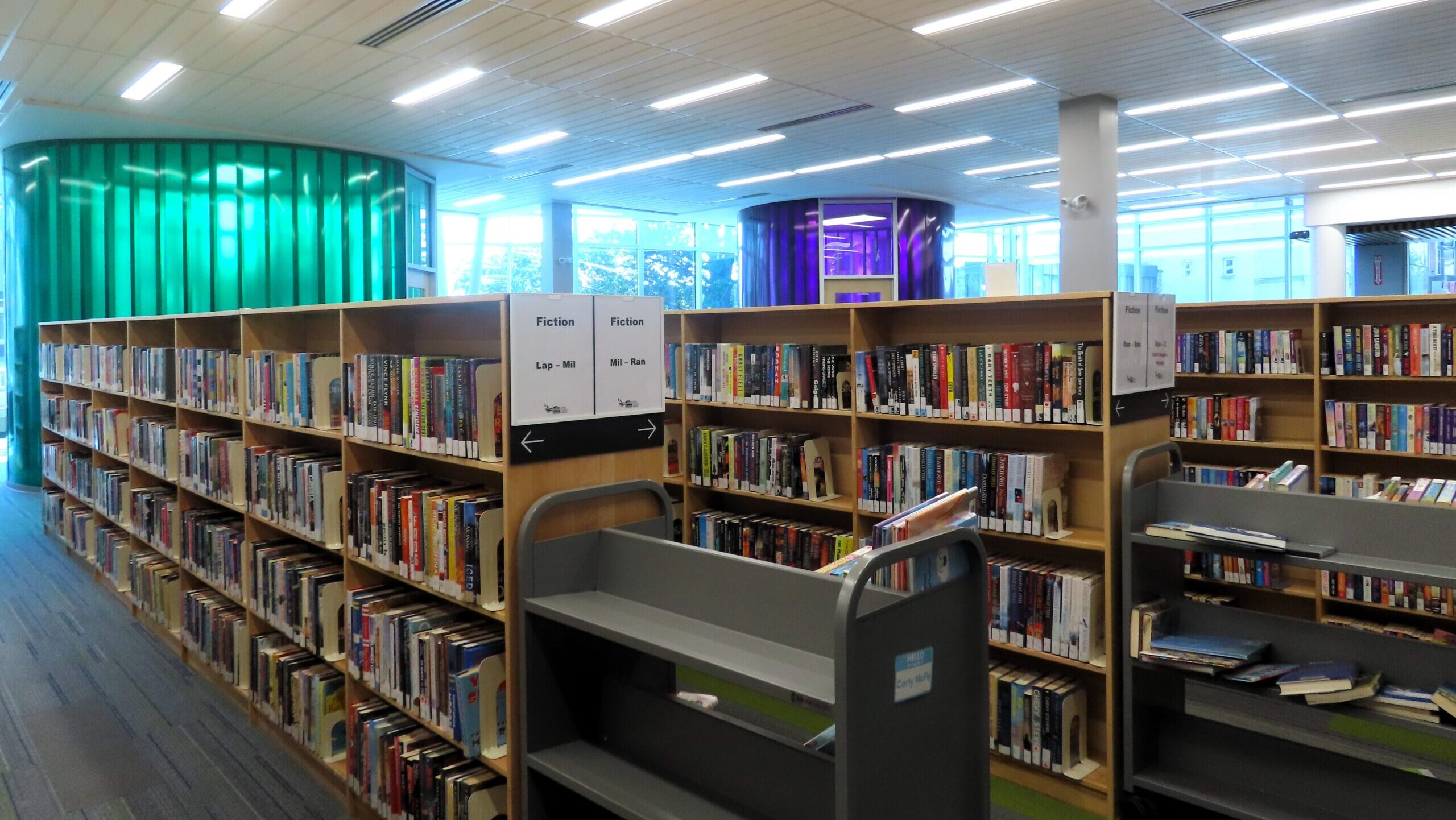 Bookshelves Leamington Leamington Library, bookshelves.
